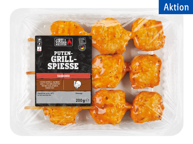 Grillmeister Puten-Grillspieße