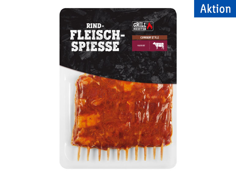 Grillmeister Rindfleischspieße