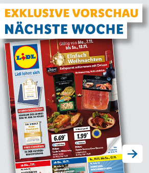 Angebotsprospekt nächste Woche
