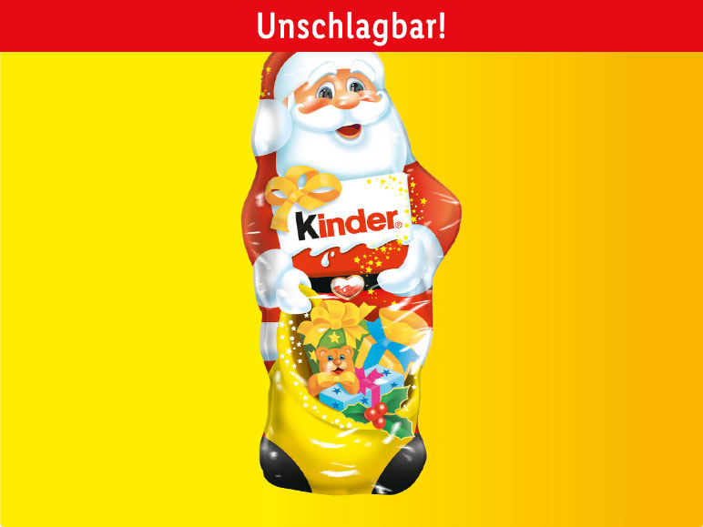 Kinder Schokolade Weihnachtsmann
