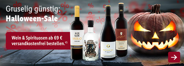 Wein & Spirituosen: Halloween-Sale