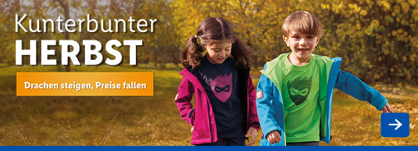 Kunterbunter Herbst – Drachen steigen, Preise fallen