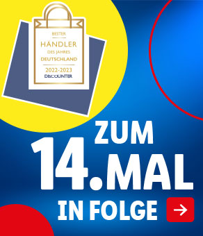 Händler des Jahres (in der Kategorie Discounter) – Zum 14. Mal in Folge