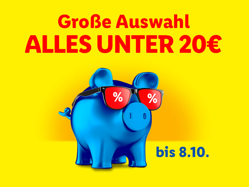 Alles unter 20 Euro