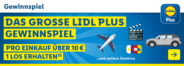 Das große Lidl Plus Gewinnspiel
