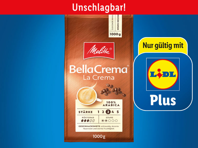 Melitta Bella Crema Ganze Bohnen