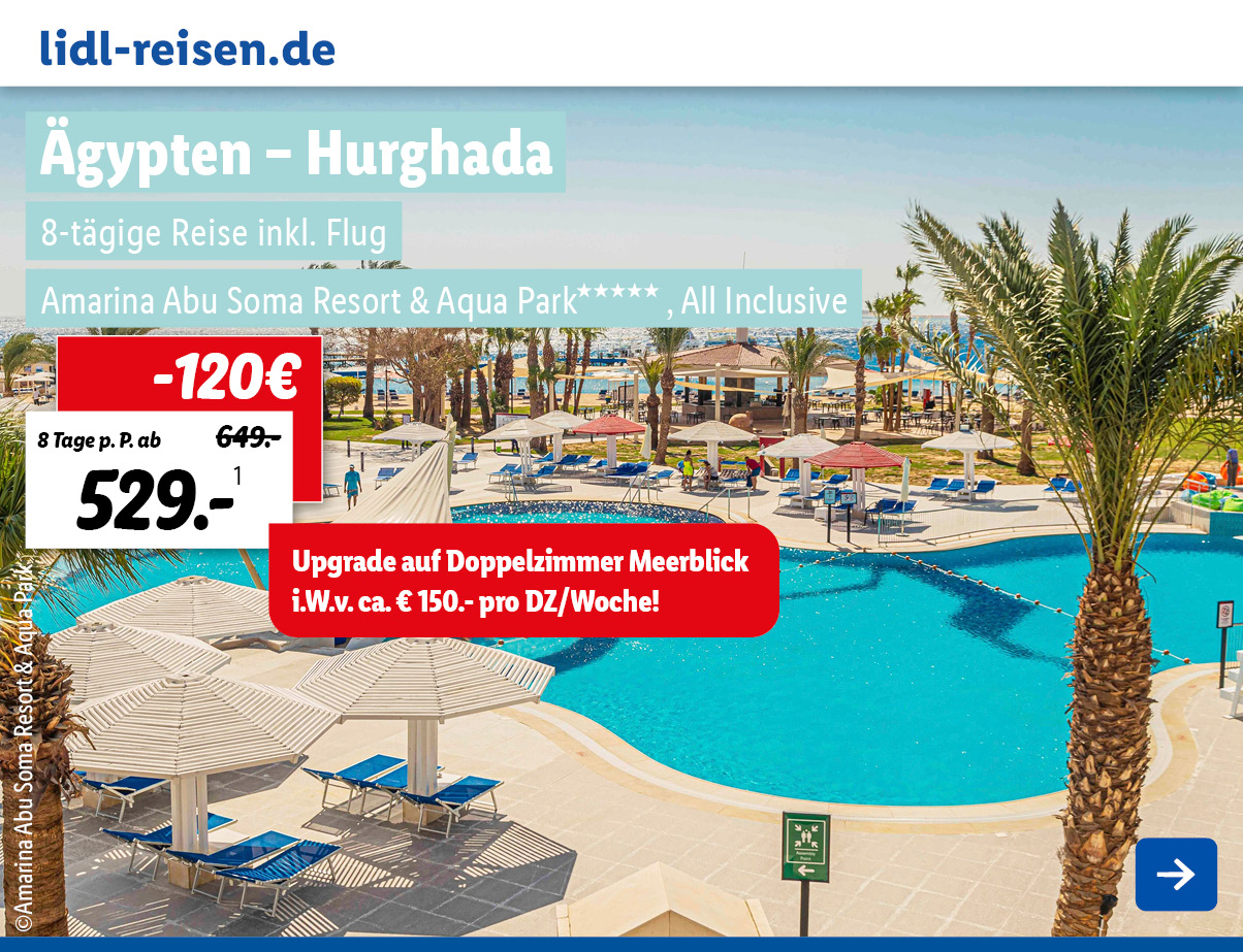 Lidl Reisen: Ägypten - Hurghada