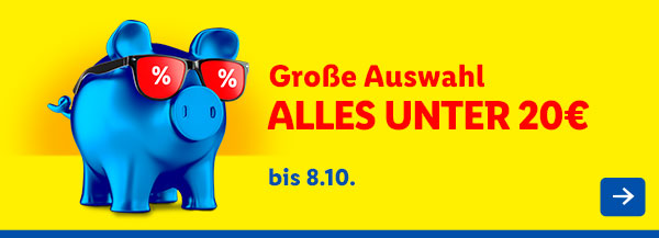 Alles unter 20 €