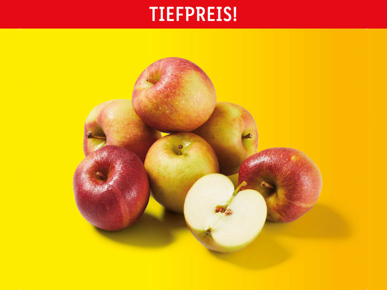 Deutsche rote Äpfel