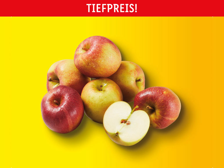 Deutsche rote Äpfel