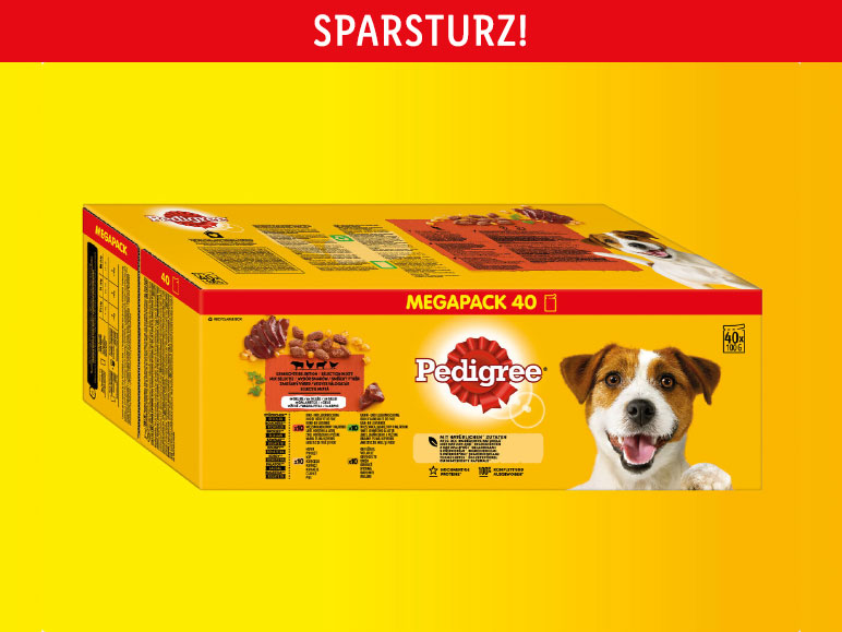 Pedigree Portionsbeutel Megapack 40