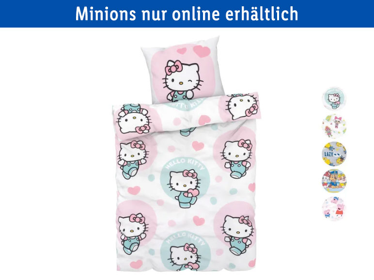 Kinder Feinbiber Bettwäsche, 135 x 200 cm