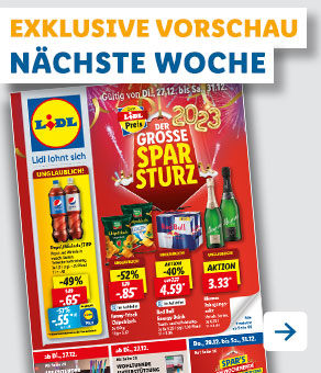 Angebotsprospekt nächste Woche