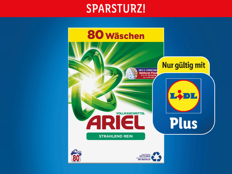Ariel Pulver Universal 80 Wäschen