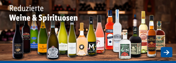 Reduzierte Weine & Spirituosen