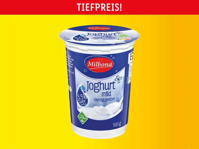 Milbona Joghurt, mild