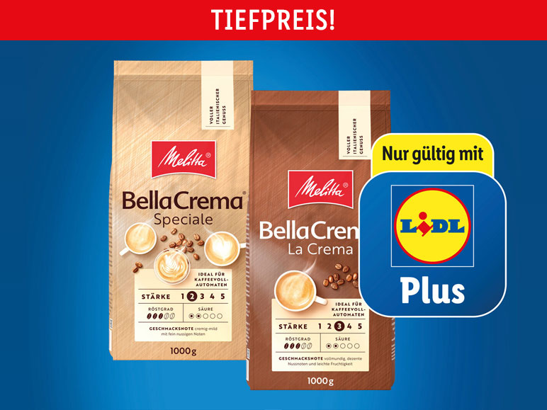Melitta Bella Crema ganze Bohnen
