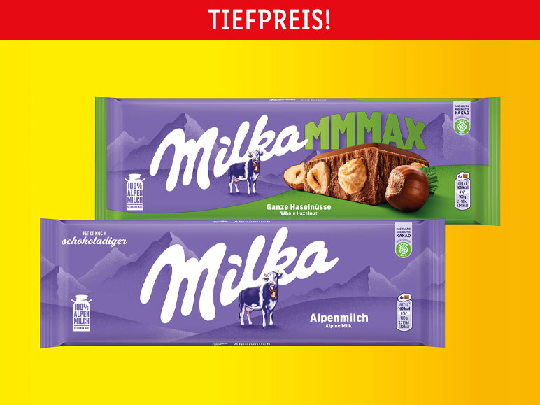 Milka Schokolade Großtafel