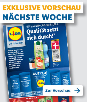 Angebotsprospekt nächste Woche