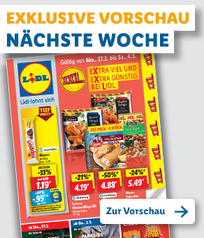 Angebotsprospekt nächste Woche