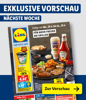 Angebotsprospekt nächste Woche