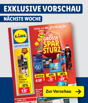 Angebotsprospekt nächste Woche