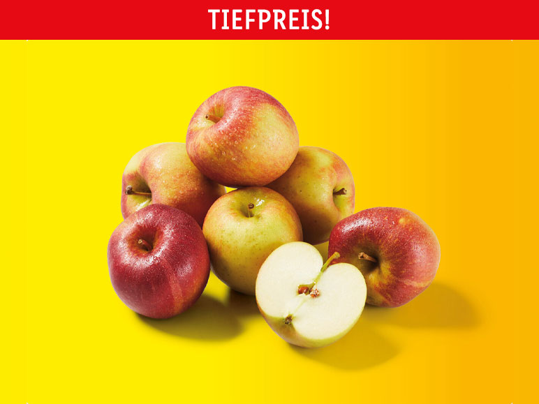 Deutsche rote Äpfel