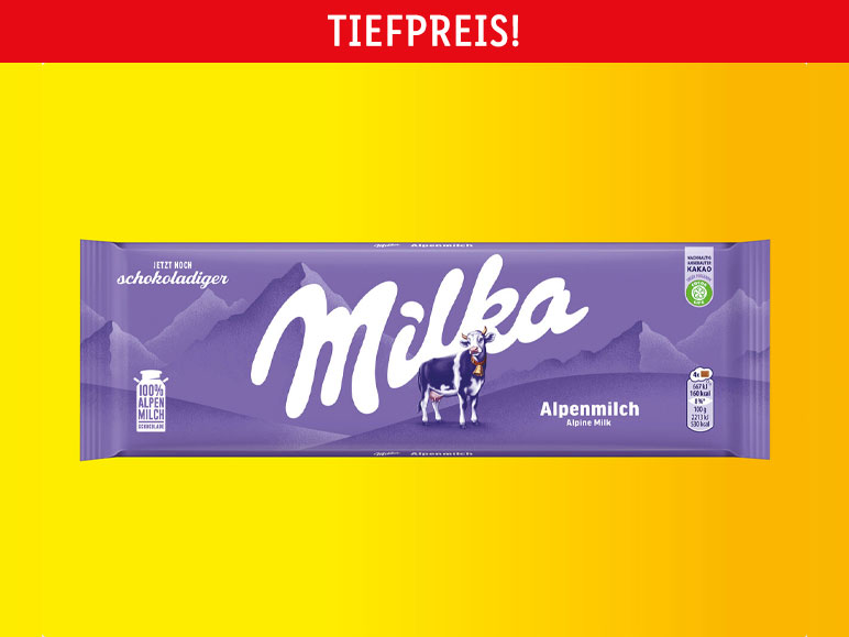 Milka Schokolade Großtafel