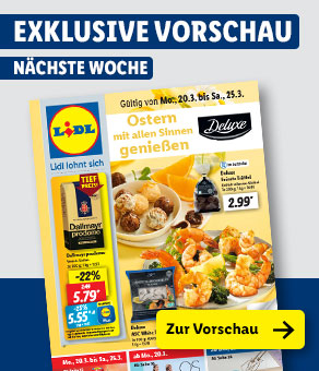 Angebotsprospekt nächste Woche