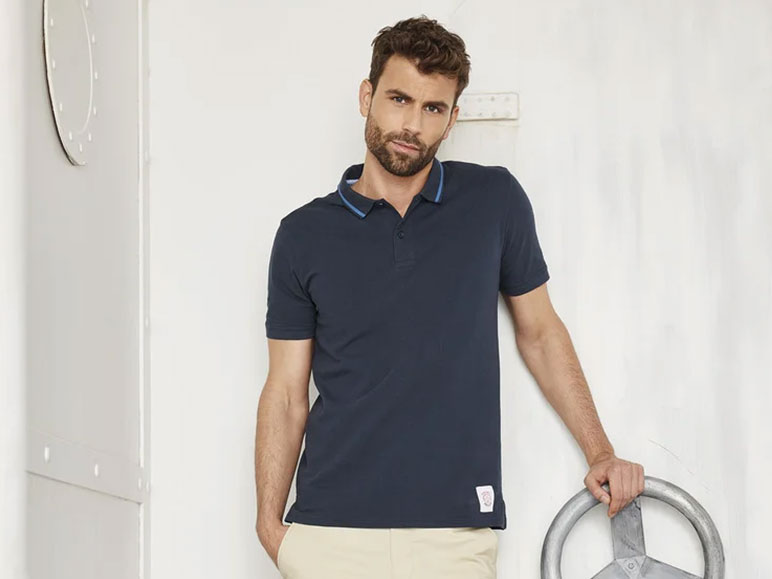 LIVERGY® Herren Poloshirt, hochwertige Pikee-Qualität