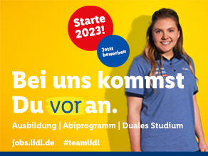 Karriere im #teamlidl: Bei uns kommst du voran. – Ausbildung | Abiprogramm | Duales Studium