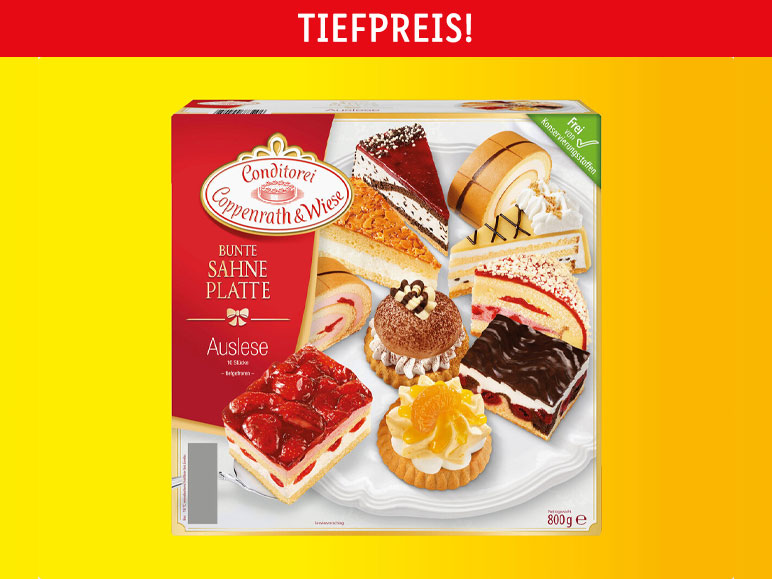 Conditorei Coppenrath & Wiese Bunte Sahne Platte