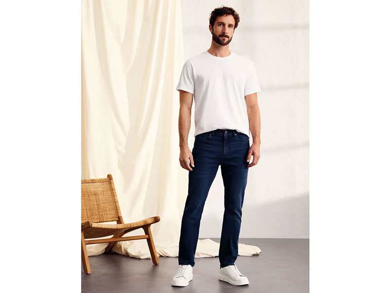 LIVERGY® Herren Jeans, Slim Fit, im 5-Pocket-Style