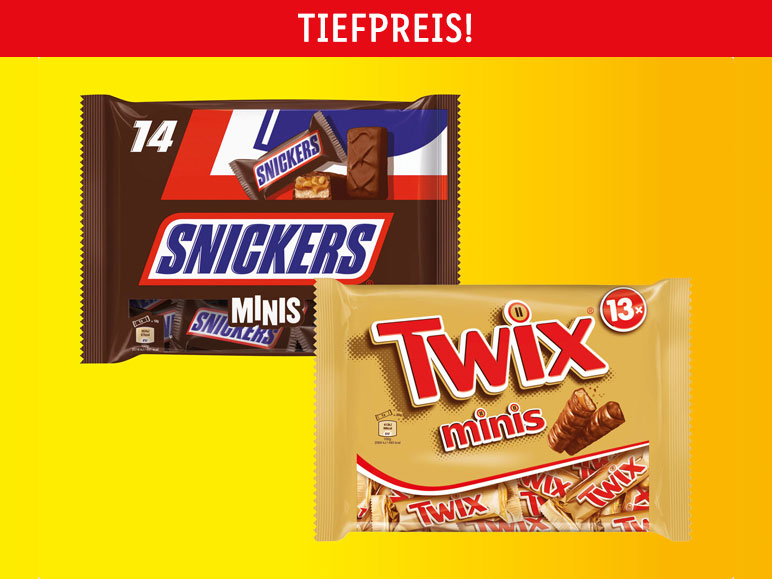 Twix/Snickers/Mars/Bounty/Milky Way Minis
