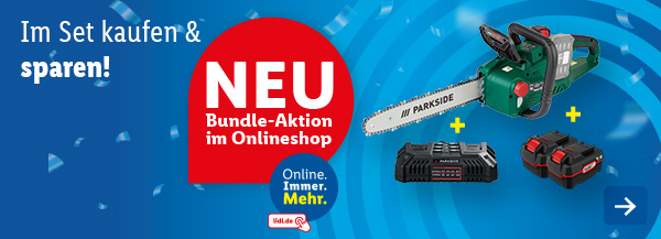 Im Set kaufen & sparen! Bundle-Aktion im Onlineshop