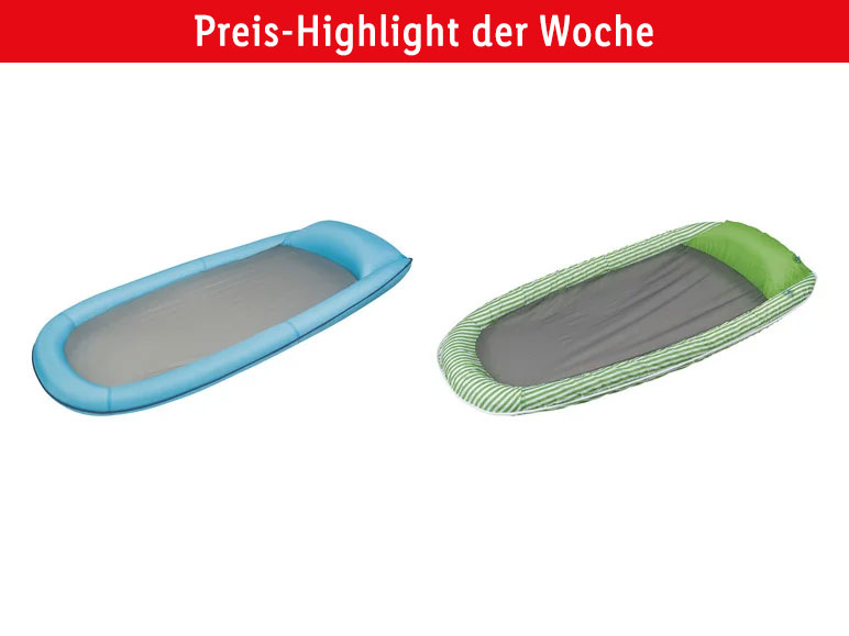 CRIVIT Wasserhängematte mit Kopfkissen