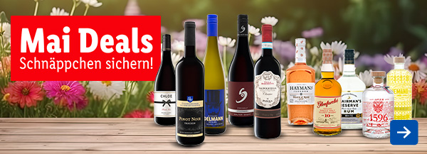Weine & Spirituosen: Mai Deals – Schnäppchen sichern!