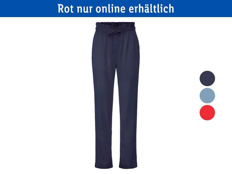 esmara® Damen Sommerhose, hohe Leibhöhe, mit Paperbag-Bund