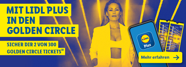 Mit Lidl Plus in den Golden Circle – Sicher dir 2 von 300 Golden Circle Tickets³²