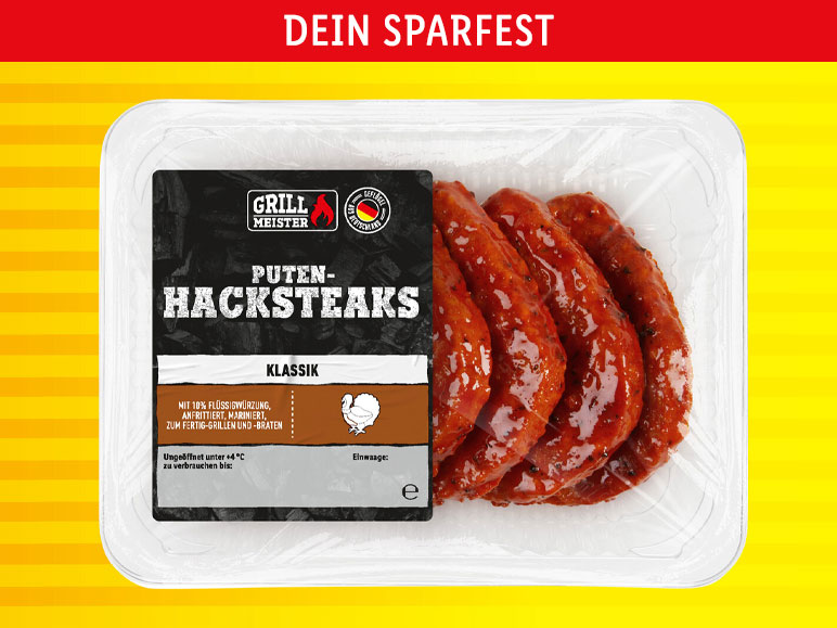 Grillmeister Puten-Hacksteaks