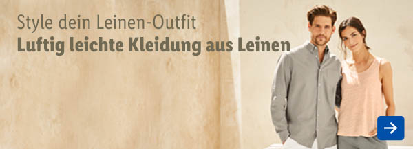 Style dein Leinen-Outfit – Luftig leichte Kleidung aus Leinen